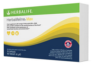 HERBALIFELINE® MAX Integratore alimentare di acidi grassi Omega 3 (EPA e DHA)