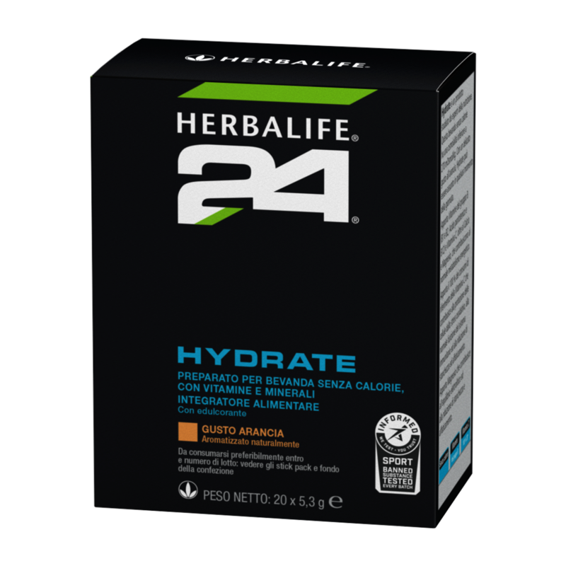 H24 Hydrate gusto arancia 20 bustine - Herbalife